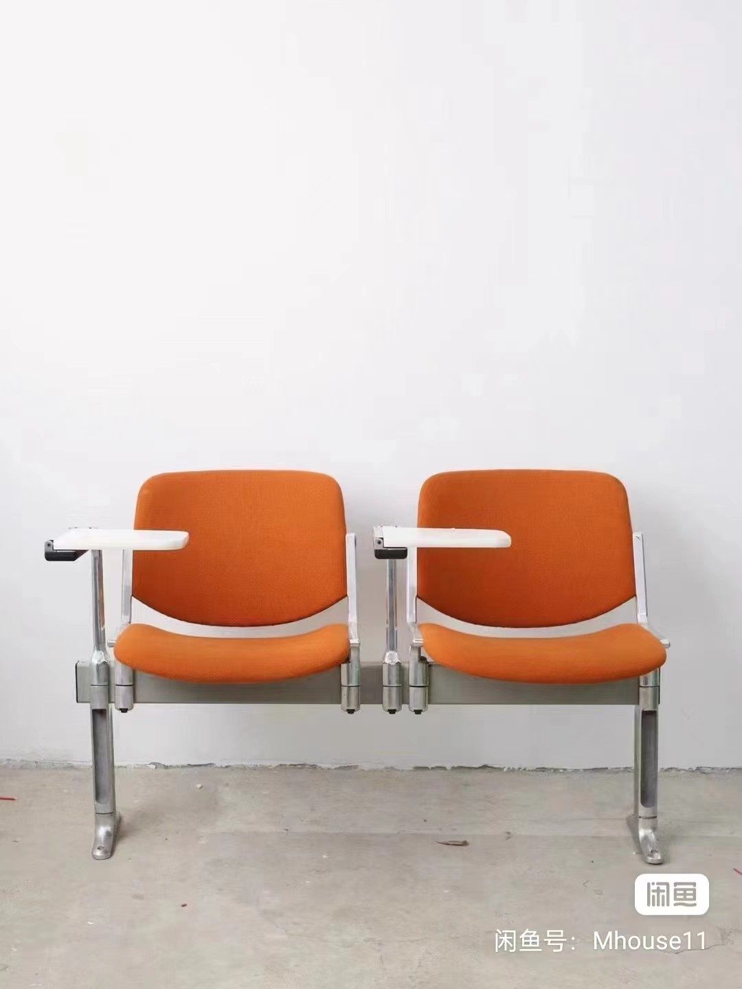 意大利著名品牌castelli 大师椅 橘色联排椅 双人/5人座 北京现货