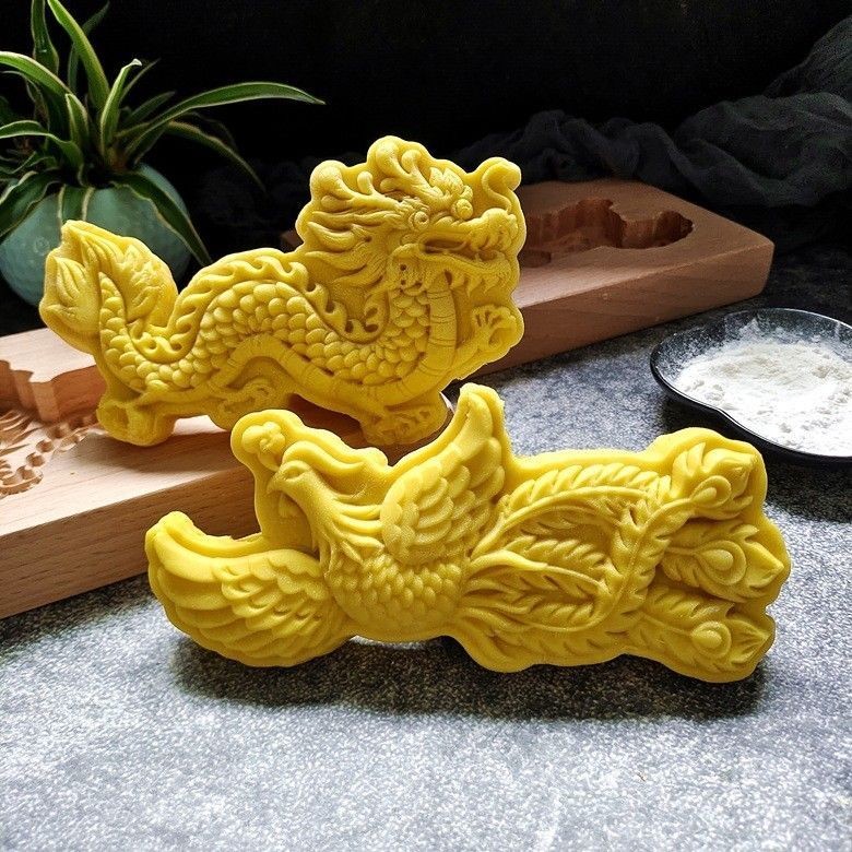 木质冰皮月饼紫薯绿豆山药糕点南瓜饼青团子清明果蒸馒头模具厂