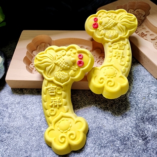 过年做馒头花模具胶东手工鱼花饽饽家用发面食南瓜样蒸龙金蟾白菜