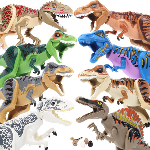 棘背龙恐龙积木拼装玩具侏罗纪