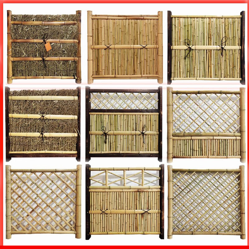 竹篱笆栅栏围栏护栏户外碳化防腐别墅庭院花园阳台隐私隔断墙厂家