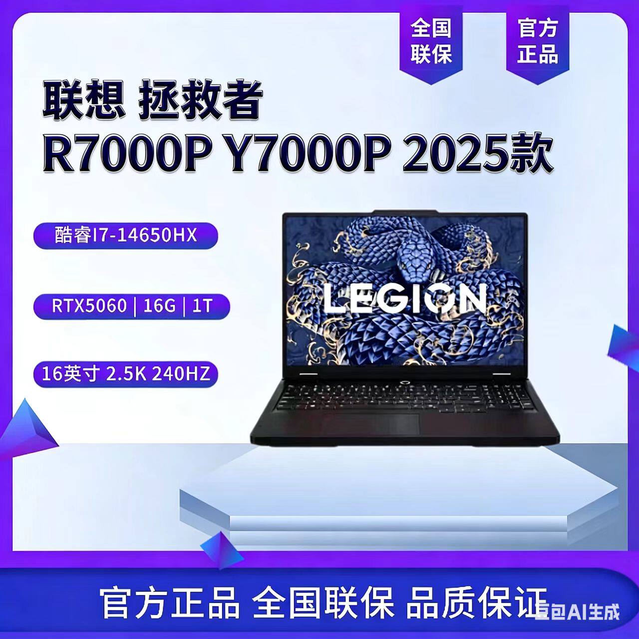 Lenovo/联想拯救者Y7000P/R7000P/Y7000设计满血游戏i7笔记本电脑