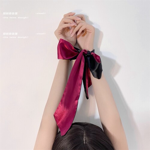 夜店酒吧趣味性感束缚捆绑式蒙眼丝带眼罩遮光绸缎配饰头饰女道具