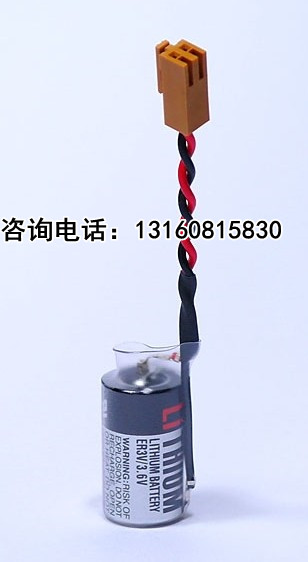 原装正品  ER3V(1/2AA 3.6V)C145550RR PLC电池 带插头