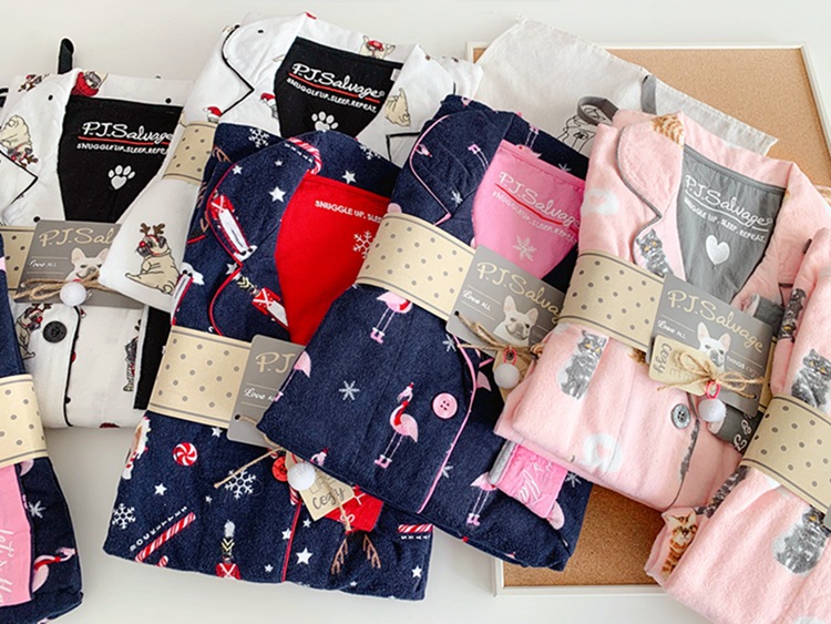 出口美国单PJS 2020春新款磨毛睡衣套装女士柔软磨毛棉月子家居服在类目 女士内衣/男士内衣/家居服, 睡衣/家居服套装中 - 来自Buy2taobao.com提供专业的淘宝代购服务