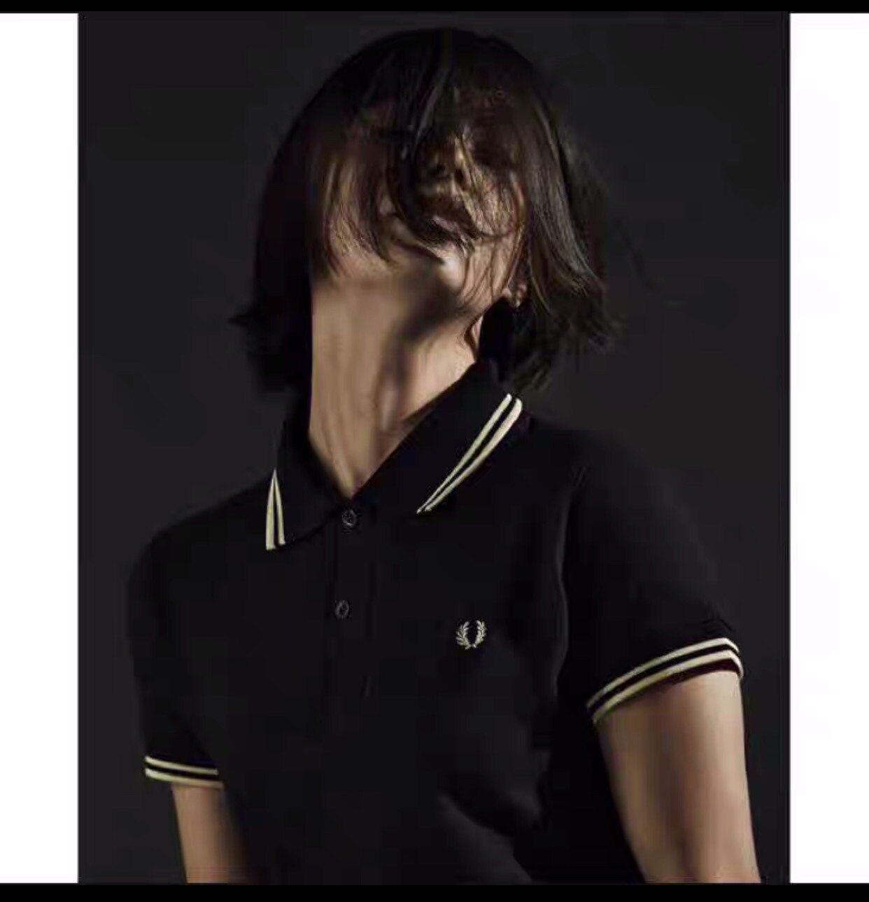 FRED PERRY 밀 캐주얼 반팔 폴로 브리티쉬 스타일 커플 FP 라펠 슬리밍 FREDPERRY