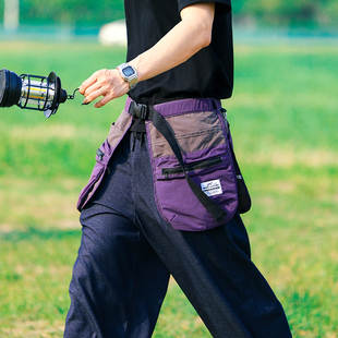 多口袋拉链腰封围裙腰包多功能潮流小众旅游运动健身骑行腰包定制