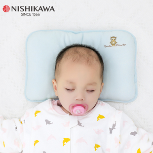 日本原装西川 奢华升级款甜甜圈婴儿定型枕 大号 12~24个月