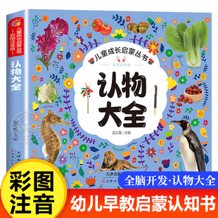 幼儿园小中大班宝宝看图识物视觉认知 彩图注音版 适合一岁半两岁3到6岁儿童绘本幼儿启蒙早教图画书籍 儿童成长启蒙丛书 认物大全