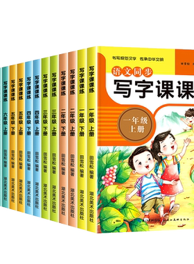 小学生一年级练字字帖二年级三四五六七八字帖上册下册每日一练天天练写字课课练语文同步描红人教版专用练习硬笔书法楷书zt
