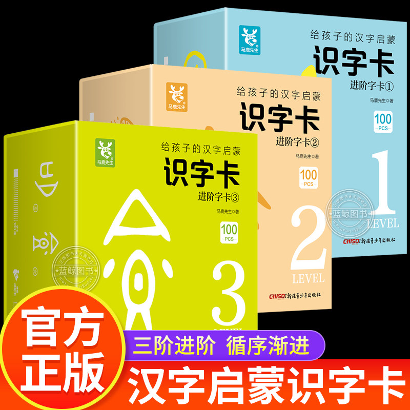 全套3册给孩子的汉字启蒙识字卡幼儿园甲骨文看图汉宝宝认字早教启蒙全套幼儿我的第一本识字卡2-3-6岁宝宝益智玩具甲骨文识字闪卡
