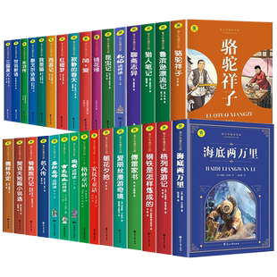 【名著任选】初中生必读课外书名著正版原著小说经典儿童文学昆虫记傅雷家书猎人笔记海底两万里简爱中小学生课外阅读书籍SW