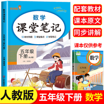 【人教版】五年级下册 数学 课堂笔记 小学生5年级下学期同步课本教材讲解 预习资料教辅书RJ