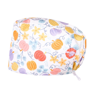 蝶芭朵手术帽女纯棉透气吸汗手术室专用帽护士小花帽医生工作帽男