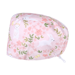 蝶芭朵手术帽女纯棉手术室专用帽医生工作帽护士小花帽透气吸汗男