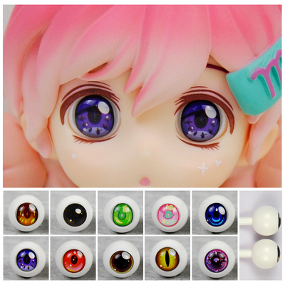 taobao agent YMY spherical replacement of eye bead eyes 11mm8 cents baby OB11 open eyes and face clay, clay, digging eyes and faces