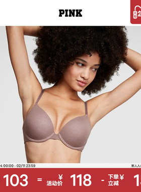 直降118|维多利亚的秘密 PINK 舒适性感3/4罩杯内衣文胸女