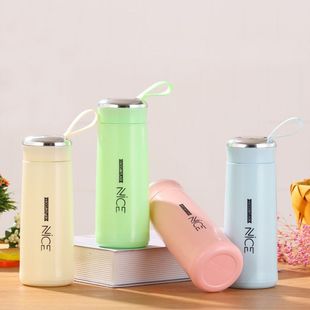 创意奈斯水杯塑玻双层玻璃杯商务杯礼品杯伴手礼地推广告杯子LOGO