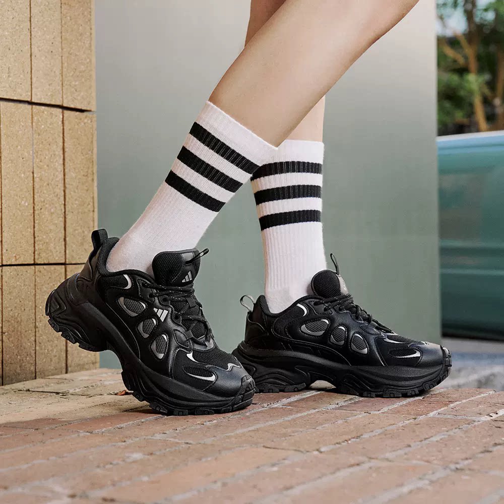 Adidas/阿迪达斯正品SHADOW VALLEY女士厚底复古老爹鞋JQ7616