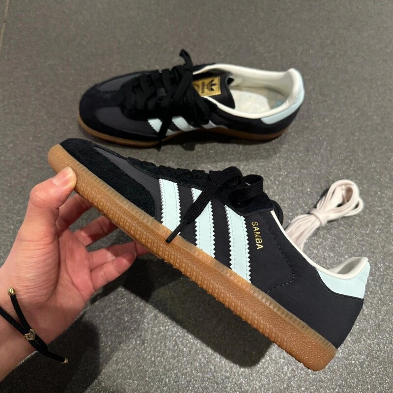 断码正品 阿迪达斯三叶草SAMBA OG 男女低帮德训鞋休闲板鞋ID0493