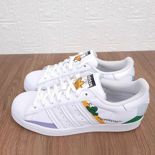 Adidas三叶草SUPERSTAR 男子时尚贝壳头休闲鞋板鞋GX2716GX2179
