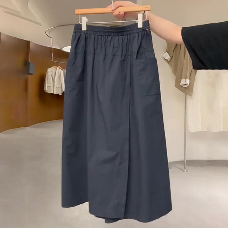 垂感工装阔腿裙裤女夏季2026新款小众别致今年流行爆款显瘦半身裙