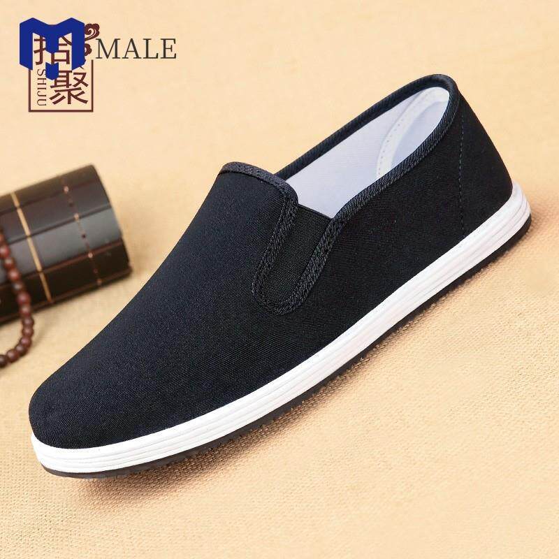 老北京布鞋男款春秋季千层底纯手工高端男士休闲 大尺码老人爸爸