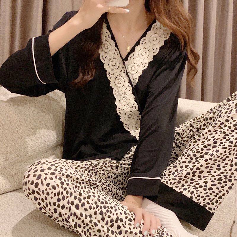 春夏薄款和服月子服莫代尔产后哺乳衣套装产妇喂奶孕妇睡衣5月6月