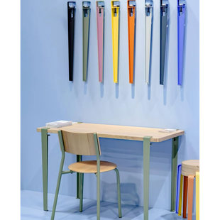 免打孔桌腿彩色桌脚支架可拆卸支撑腿茶几腿可移动书桌脚DIY桌脚