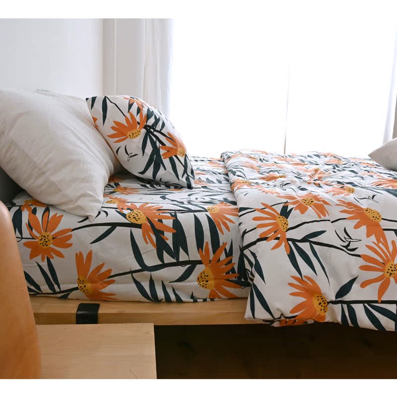 断码清仓纯棉床单单件单人双人宿舍加厚小清新全棉被单枕套床笠