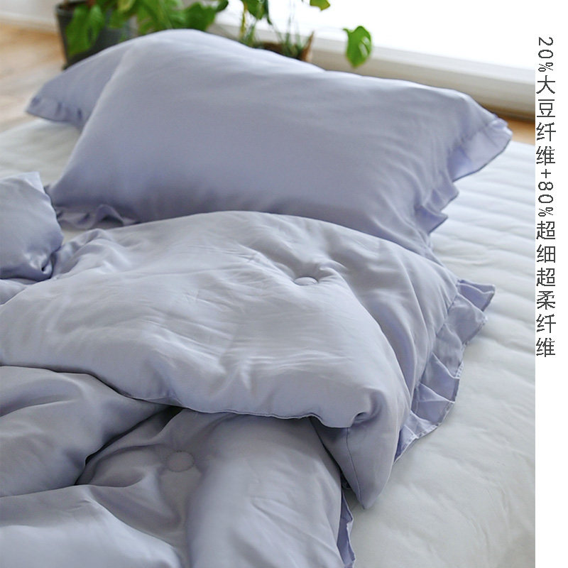 60支长绒棉 冬被春秋被芯全棉20%大豆纤维被芯被子纯棉秋冬季柔软,床上用品,化纤被,淘宝优惠券,粉丝福利购,淘宝优惠卷