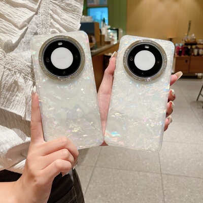 新款贝壳纹IMD手机壳华为mate60