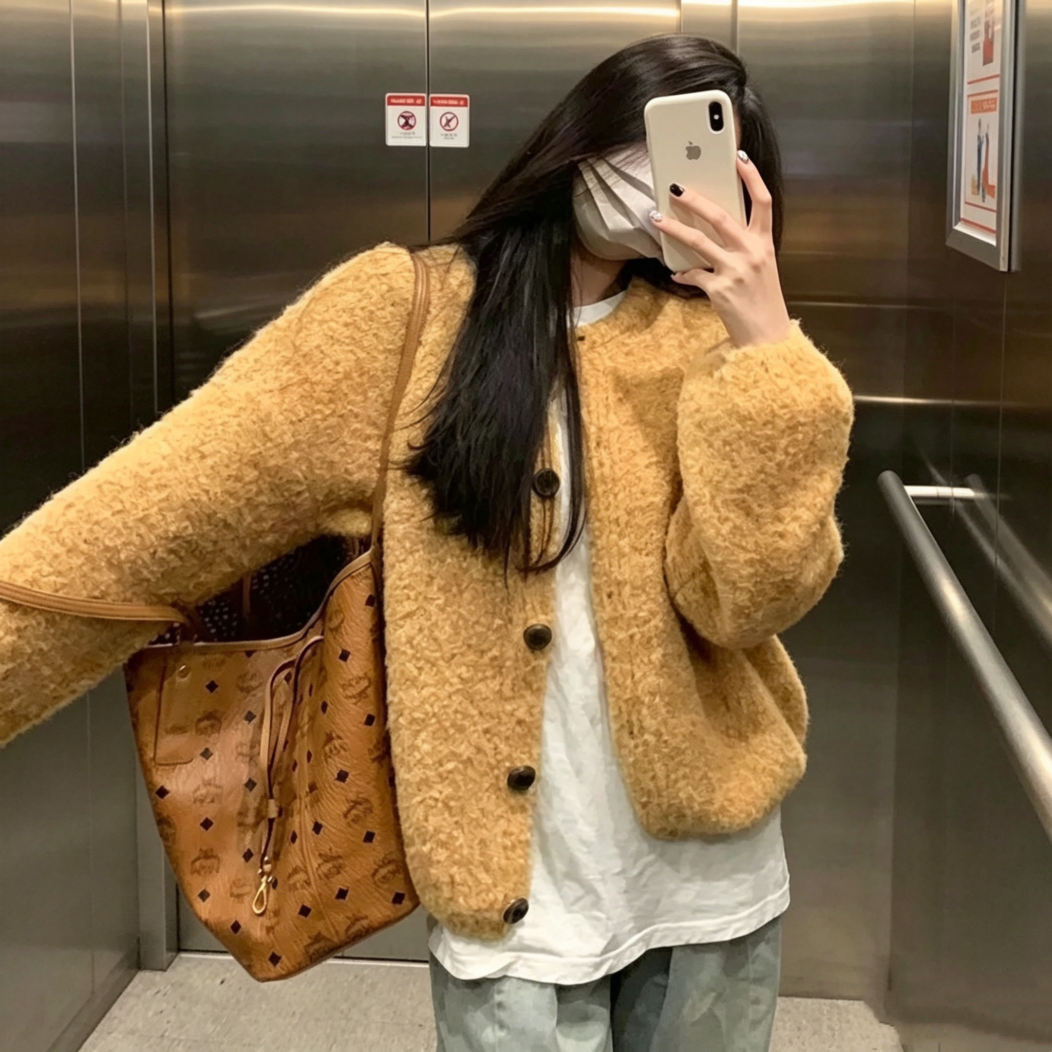 软糯慵懒风黄色针织开衫毛衣女初秋装2026新款小个子短款宽松外套