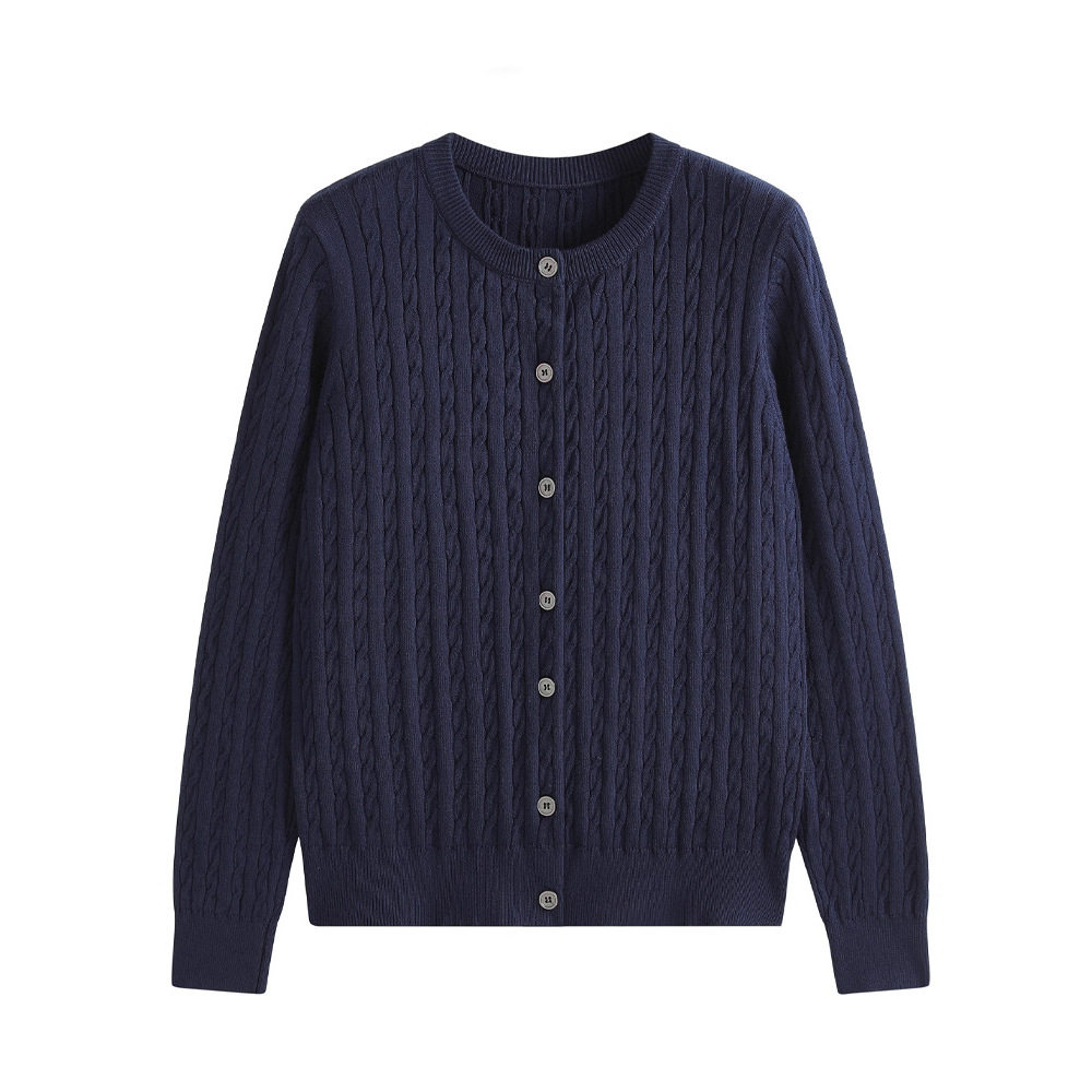 luxe秋季新款复古针织开衫设计感毛衣长袖圆领气质外套上衣女装感,女装/女士精品,毛衣,淘宝优惠券,粉丝福利购,淘宝优惠卷