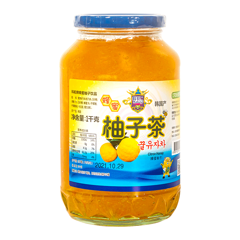 科轮韩国进口蜂蜜柚子茶1kg