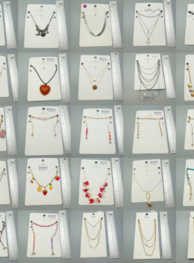 A4原单出口品牌时尚潮流简约百搭日韩小清新女项链锁骨链饰品