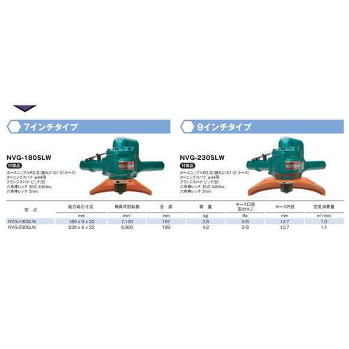日本NPK气动工具7寸砂轮