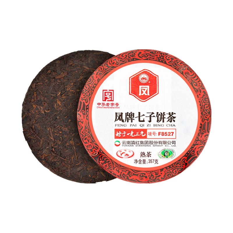 凤牌 云南滇红集团 普洱茶 熟茶 2023年 F8527 临沧茶区 357g