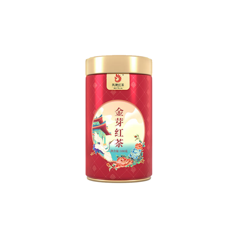 凤牌红茶云南凤庆大金芽蜜香