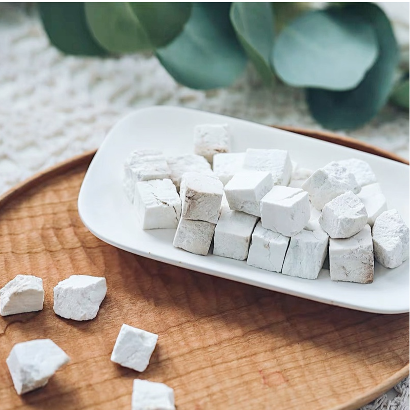 乐作｜云南白茯苓茯苓块炖汤煮水原色不漂白500克 手工切不规整