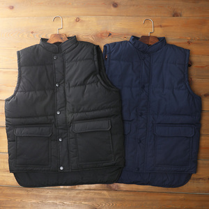 外贸超值实用多口袋工装棉马甲无袖棉服多兜上衣保暖男工作服大码