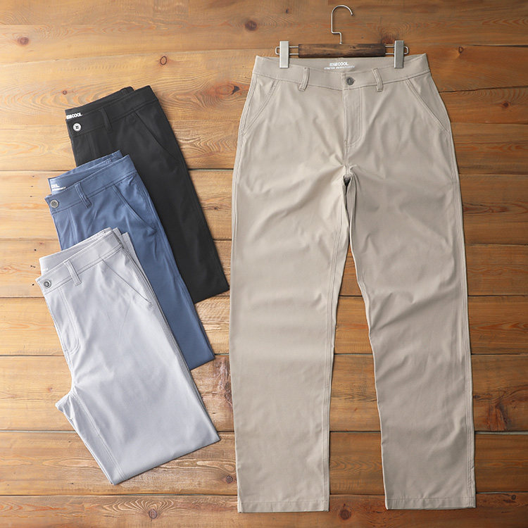 超值外贸老美经典休闲裤男春夏直筒薄款弹力加肥加大通勤长裤西裤