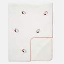 儿童刺绣猫咪柔软婴童绒毯子实用空调毯抱被婴童毛毯盖毯