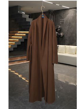 【彤姐原创】秋冬毛呢外套长款大衣高奢气质温婉风大衣2586