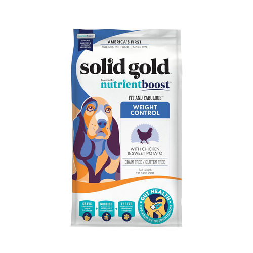 美国直邮 Solid Gold Nutrientboost Fit Dog Food控制体重干狗粮