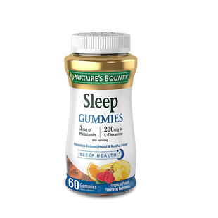 美国直邮Nature's Bounty Melatonin Sleep Gummies100%无药助眠