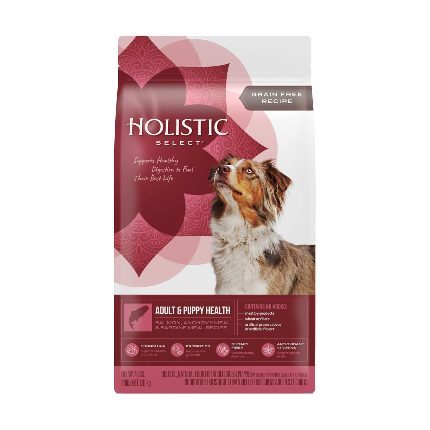 美国直邮Holistic Select Natural GrainFree DryDog无麸质干狗粮