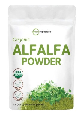 美国直邮MICROINGREDIENTS Organic Alfalfa Powder有机苜蓿粉