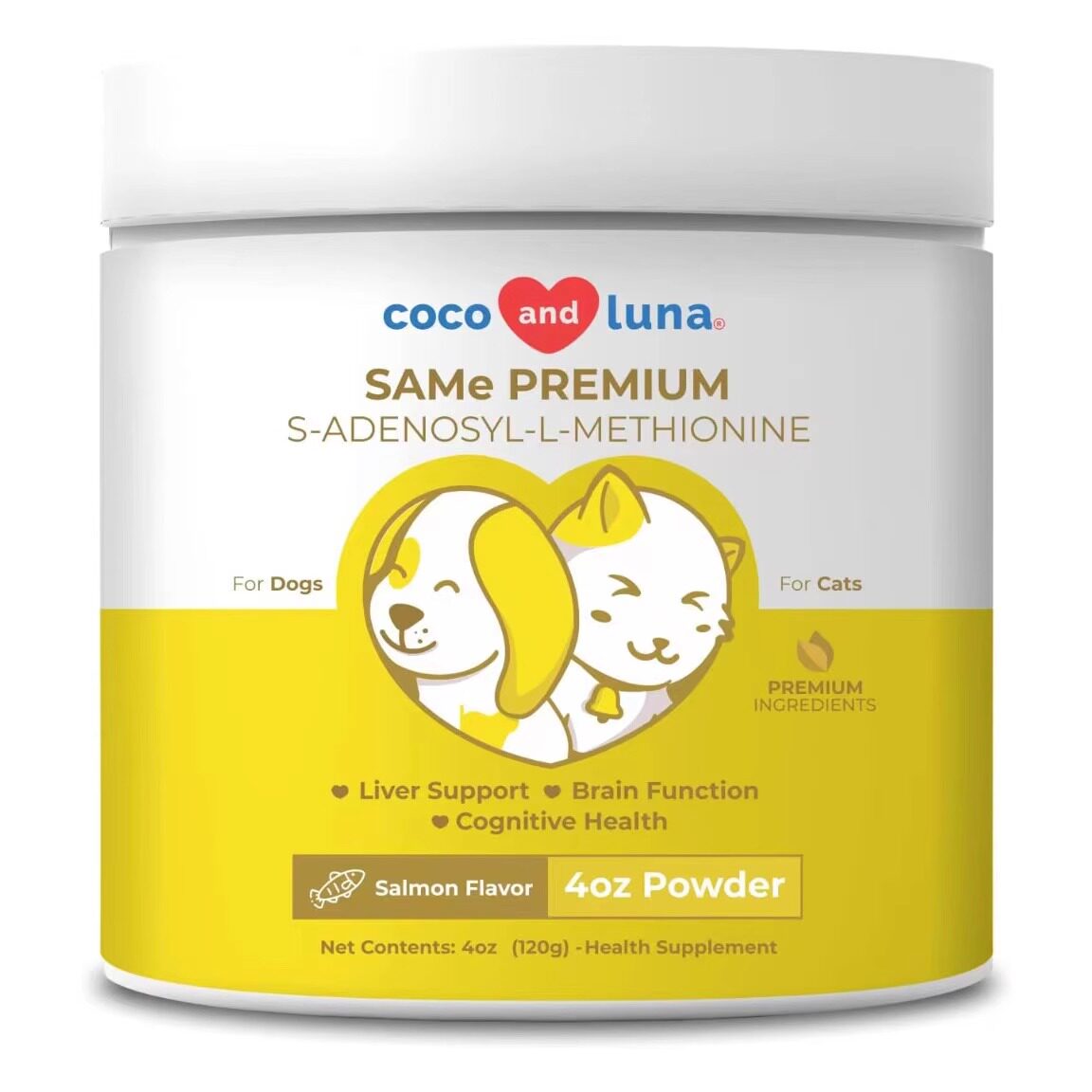 美国直邮 Coco and Luna Same Premium 猫和狗肝脏健康补充剂