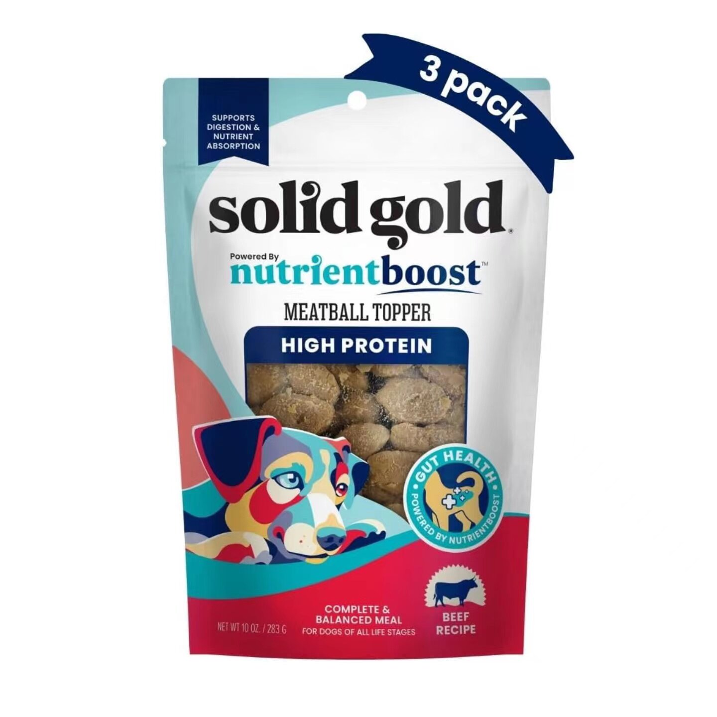 美国直邮 Solid Gold Food Toppers for Picky Dogs高蛋白狗零食
